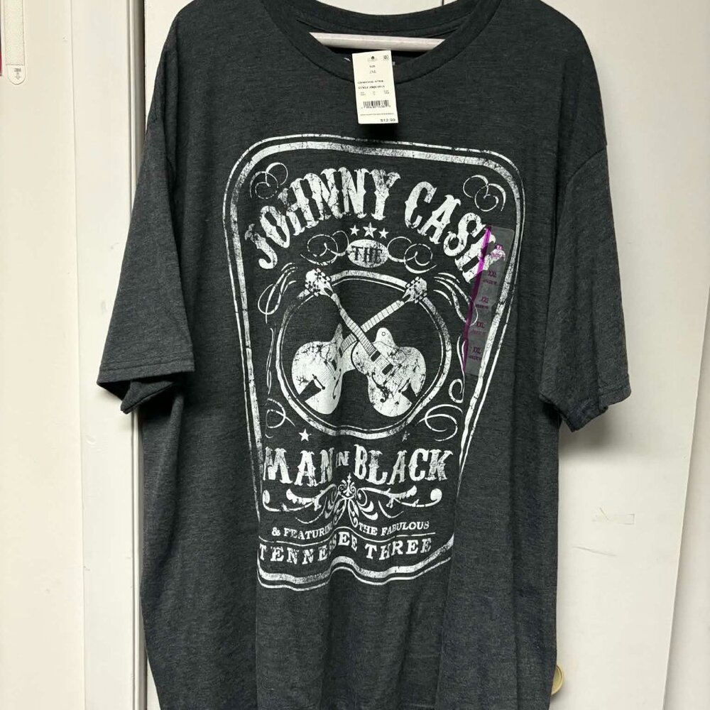 Mens Johnny Cash T Shirt Size 2XL NWT